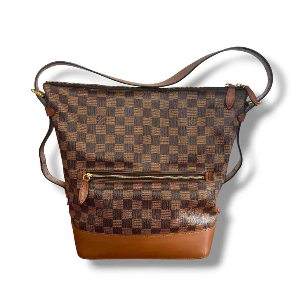 Authentic Louis Vuitton Diane Damier Ebene Shoulder Bag Hobo